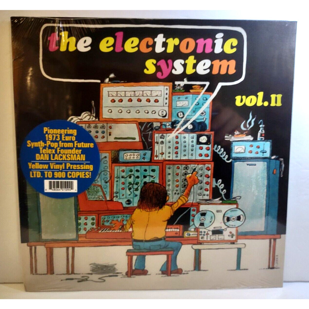 The Electronic System Dan Lacksman Vinyl LP Record Sealed Yellow Synth-pop Telex